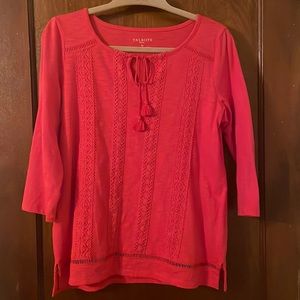 Coral Talbots top